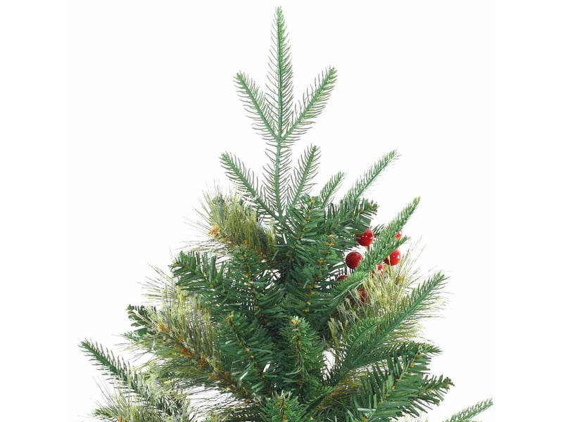 Sapin de noël - arbre de noël artificiel à branches articulées vert 240 cm - Conforama D