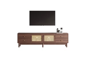 Meuble tv coloris marron 180 cm OKWISH  