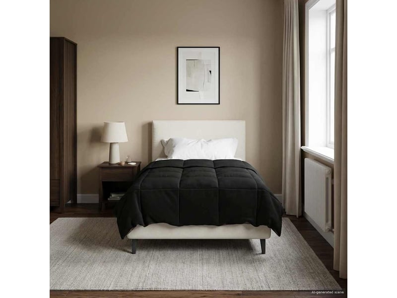  Duvet d'hiver - couette 140 x 220 cm hiver - couette microfibre (100% polyester)  - Conforama D