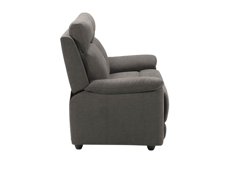  Canapé 2 places fixe tissu waterproof gris - briana BRIANA - Conforama D