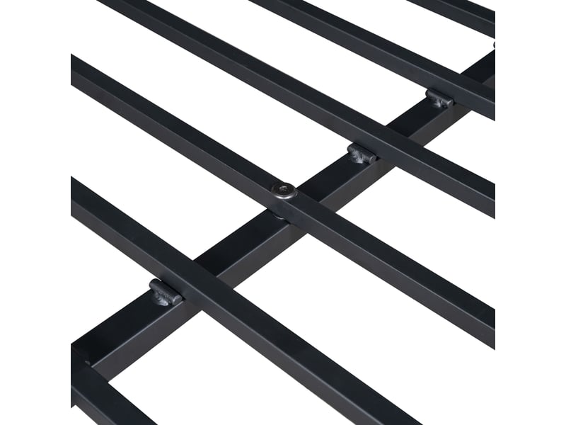  Lit superposé triple en métal noir 227x205.5 cm  - Conforama E