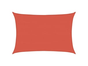 Voile d'ombrage - voile d'ombre - voile parasol 160 gm² terre cuite 5x7 m pehd