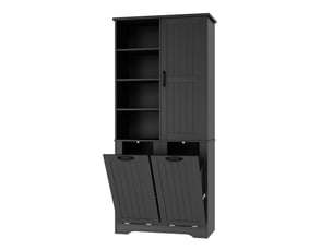 Armoire  battante     coloris noir largeur 35 cm