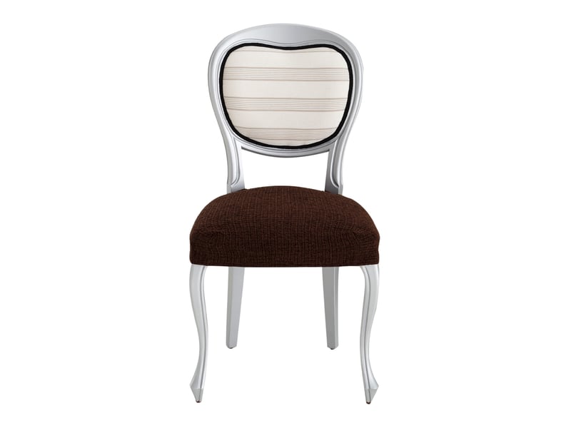 Lot de 2 housses de chaise dorian c7 sans dossier  - Conforama A