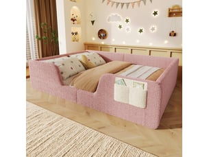 Lit 2 places 140x190 cm <strong>MODENUIT </strong>  <strong></strong> coloris rose