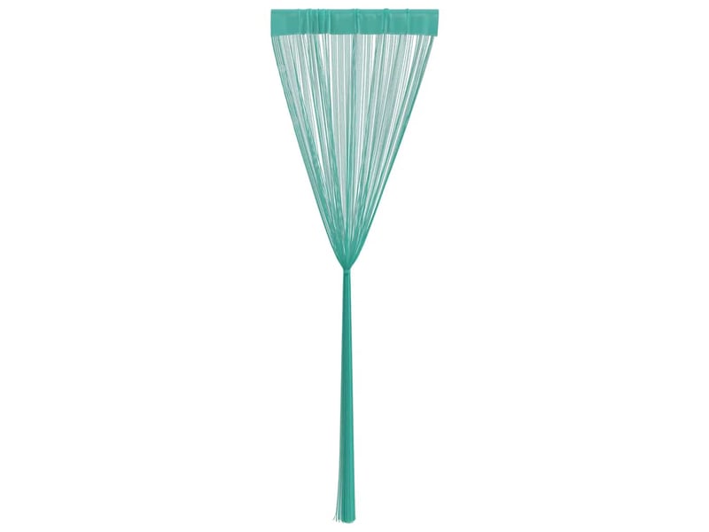  Lot de 2 rideaux à fils, rideaux de porte turquoise 100x250 cm cf44138  - Conforama E