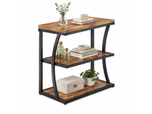 Table basse rectangulaire coloris bicolore <strong>CHICFURN</strong> <strong></strong> - 30 cmx60 cm