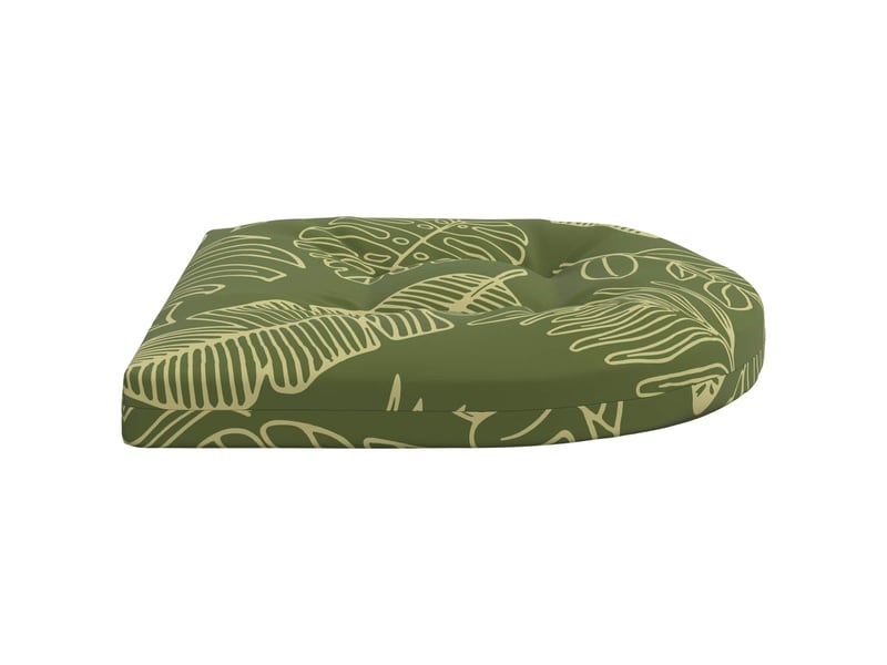  Lot de 4 coussins de siège, coussins d'assise 100 % polyester modèle feuille cf60072  - Conforama D