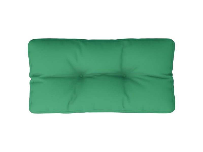  Coussin de palette, coussin de chaise, coussin de canapé vert 70x40x12 cm tissu cf55495  - Conforama A