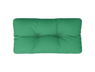 Coussin de palette, coussin de chaise, coussin de canapé vert 70x40x12 cm tissu cf55495
