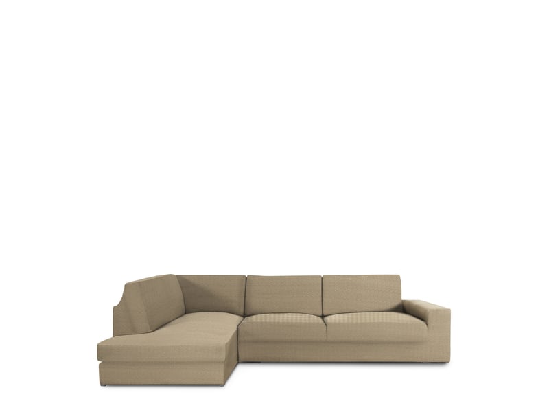 Housse de canapé méridienne jaz premium (vue de face) c1  - Conforama A