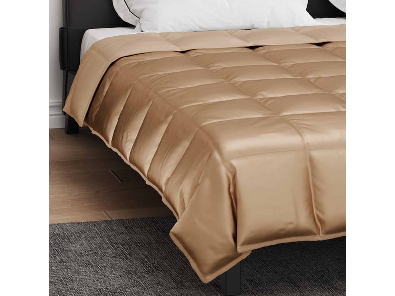 Duvet - couette complet toute l'année 200 x 200 cm 300 gsm doré - Conforama D