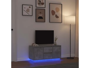 Meuble tv coloris gris 100 cm <strong></strong>  <strong></strong>