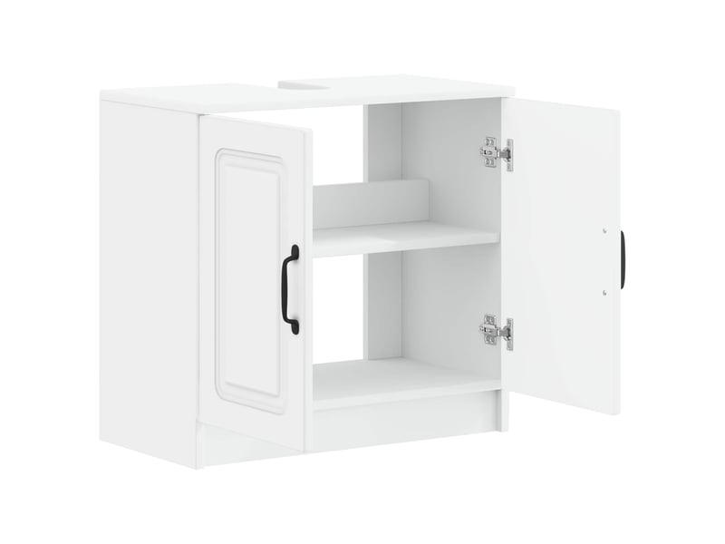 Meuble sous lavabo de salle de bain utrecht blanc cf64922 - Conforama C