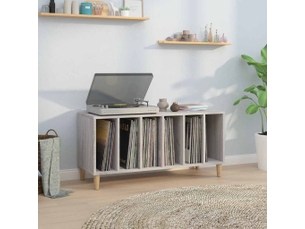 Armoire à disques, armoire de rangement sonoma gris 100x38x48 cm bois d'ingénierie shl5067