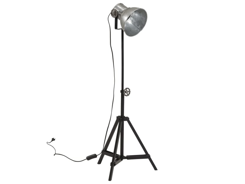  Lampe de bureau 25 w argent vintage 35x35x6595 cm e27  - Conforama A
