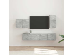 Meuble tv coloris gris 78.5 cm <strong></strong>  <strong></strong>