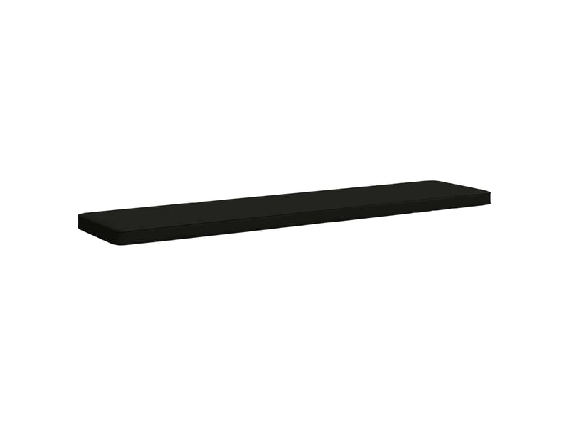  Lot de 2 coussins de banc, coussins d'assise vught 100 % polyester noir cf58008  - Conforama D