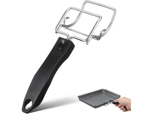 Pince clip poignée isolante pour plaque four anti-brûlure acier inoxydable accessoire multifonction pour four et friteuse à air outil pratique pour ma