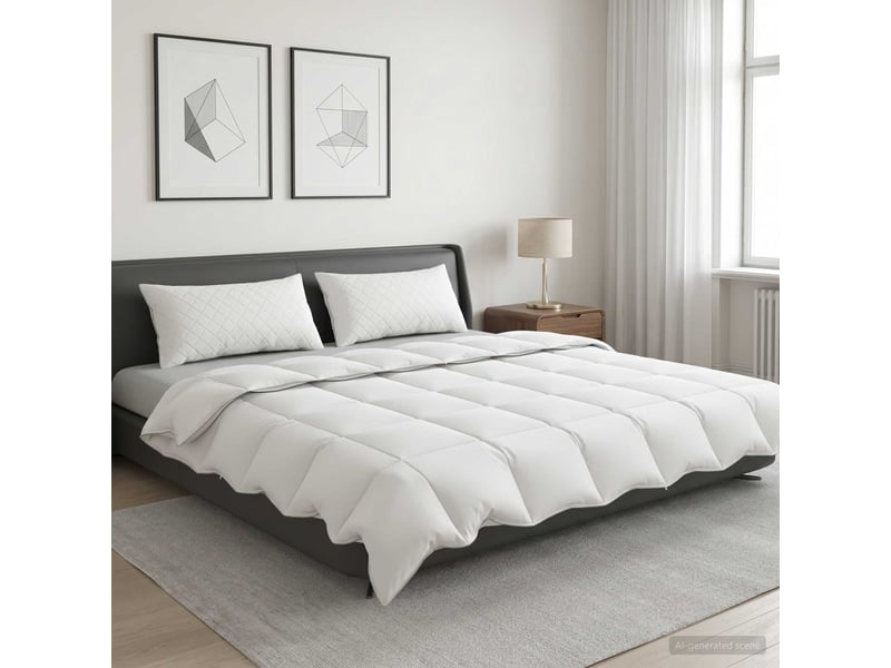  Ensemble de couette 90 % en duvet d’oie fulda 3 pcs - duvet 200 x 240 cm  - Conforama B