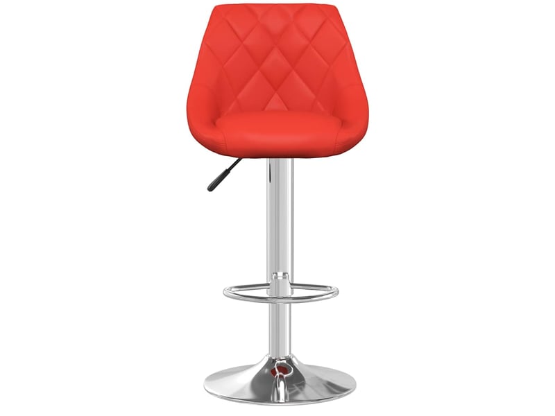  Lot de 2 tabouret de bar, chaise de bar rouge similicuir shl75469  - Conforama D