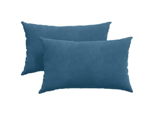 Lot de 2 coussins de canapé, coussins décoratifs bleu 50 x 30 cm cf59002