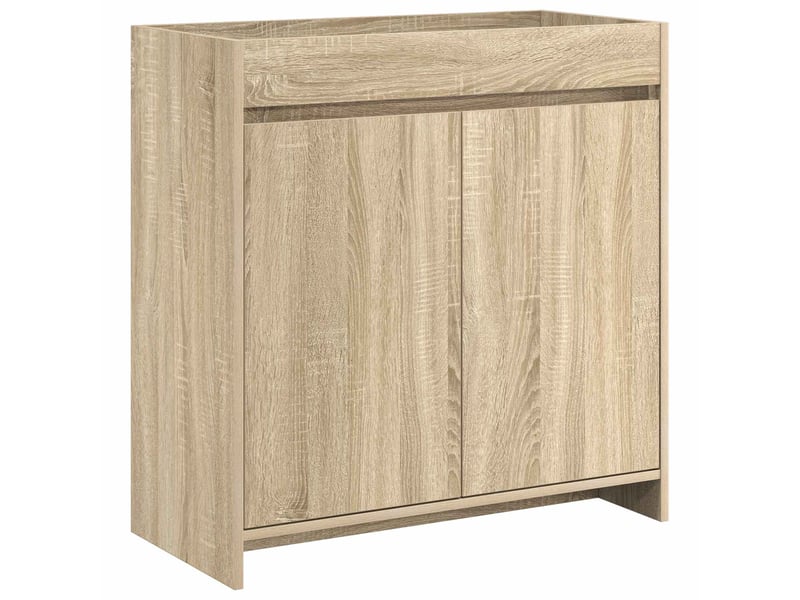  Meuble sous lavabo de salle de bain, commode chêne sonoma shl9172  - Conforama A