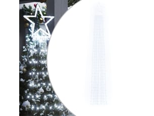 Guirlande de sapin de noël 320 led blanc froid 375 cm