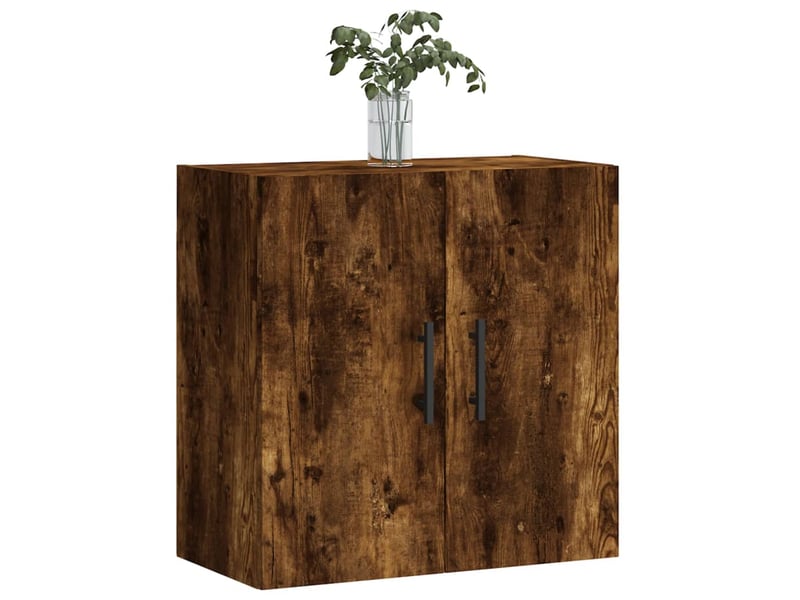  Armoire murale salon, meuble de rangement chêne fumé 60x31x60 cm bois d'ingénierie shl7412  - Conforama C