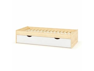 Lit gigogne 80x190 cm AKITEN RETAIL Antag coloris bois clair