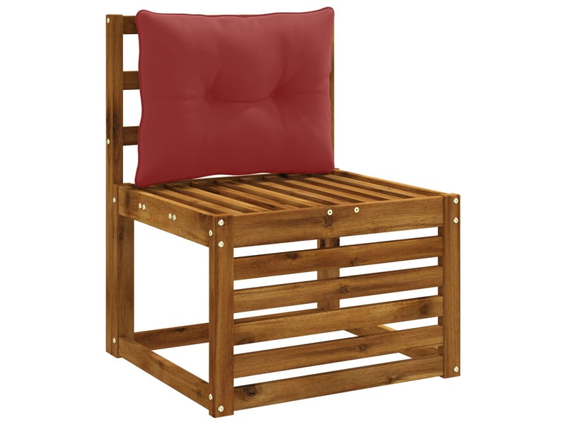  Coussin de dos, coussin de dossier putten 100 % polyester bordeaux 60 x 40 x 10 cm cf54886  - Conforama C