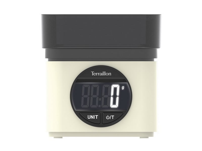  Terraillon - balance de cuisine électronique 5kg-1g crème  ba22mythiccreme - BA22MYTHICCREME - Conforama A