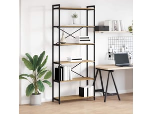 Étagère de rangement 80 x 30 x 189,5 cm bois d'ingénierie chêne artisanal
