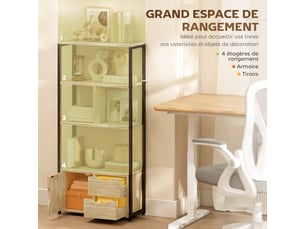 Etagère 58 cm coloris naturel
