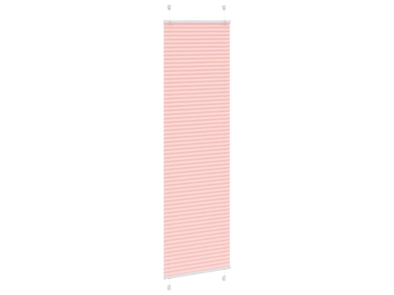  Store plissé, store de fenêtre rose 60x200 cm largeur du tissu 59,4 cm polyester cf46996  - Conforama C