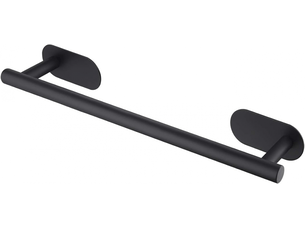 Porte-serviettes de salle de bain 40 cm - pratique et durable, en acier inoxydable 304, fixation murale autocollante