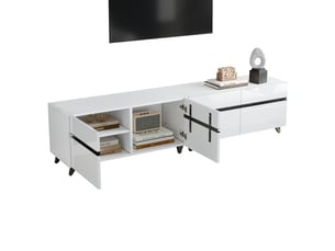 Meuble tv coloris blanc  SOGEU  
