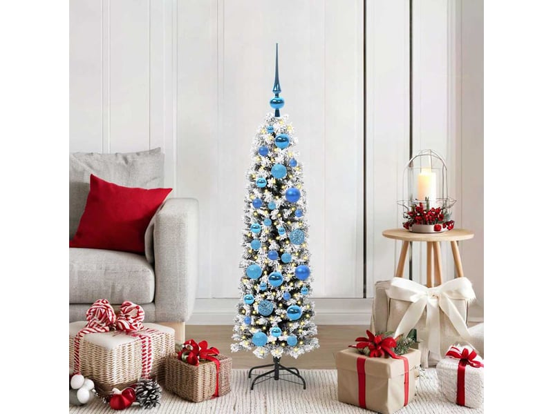  Sapin de noël - arbre de noël artificiel vert 120 cm pvc et acier et plastique  - Conforama B