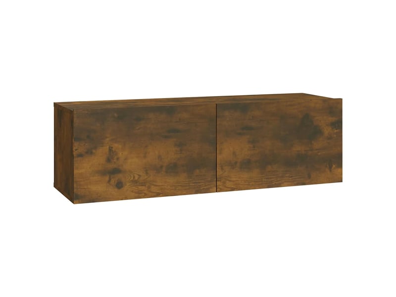  Ensemble de meubles tv 6 pcs chêne fumé bois d'ingénierie shl1123  - Conforama E