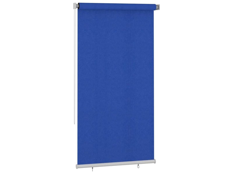  Store enrouleur, store roulant d'extérieur 125 (l) x 230 (h) cm bleu hdpe cf47315  - Conforama A