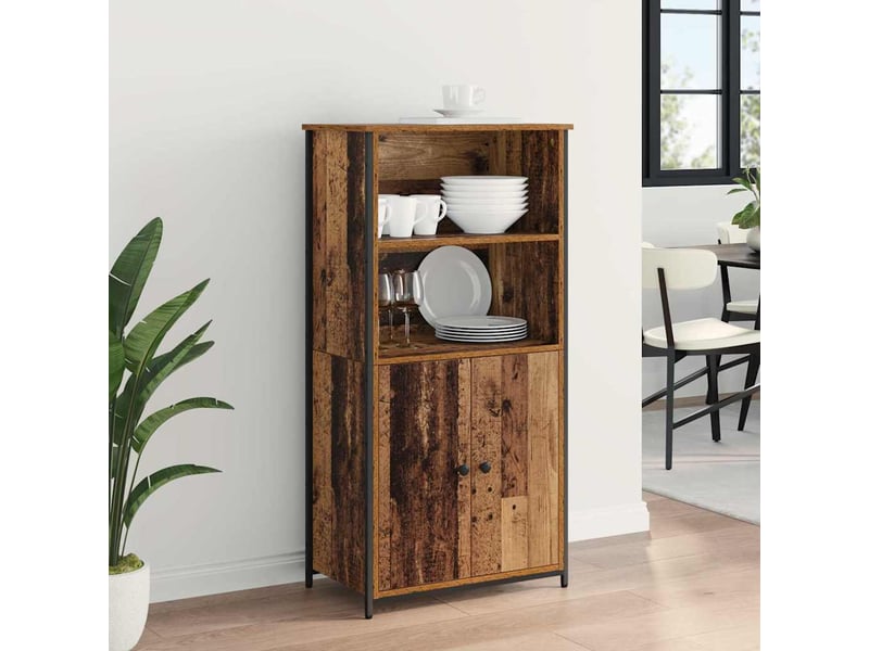  Buffet - haut armoire bois ancien 62 x 36 x 121,5 cm bois d'ingénierie  - Conforama D