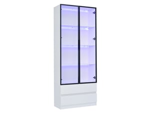 Vitrine coloris blanc <strong>MODENUIT </strong> <strong></strong> - 80 cmx200 cm