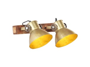 Lampe murale, applique murale industrielle laiton 45x25 cm e27