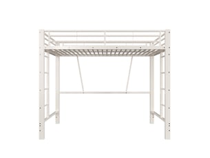 Lit mezzanine 90x200 cm coloris blanc