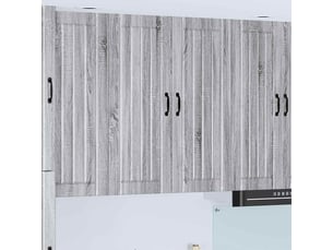 Meuble mural de cuisine, armoire de cuisine sonoma gris 80x31x100cm