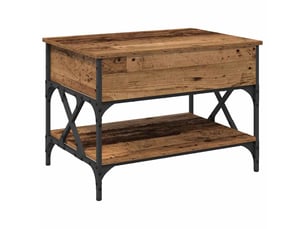 Table basse rectangulaire coloris marron  