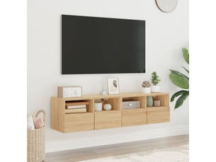 Meuble tv coloris marron 60 cm <strong></strong>  <strong></strong>