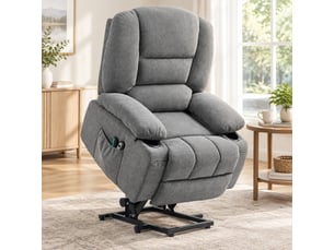 Fauteuil relax électrique  MEULVA Polyester gris