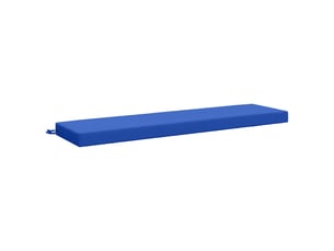 Coussin de banc, coussin d'assise, coussin de canapé soest 100 % polyester bleu royal cf53144