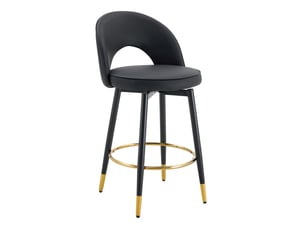 tabouret de bar  PANGIVO W3658P394382 - noir vendu Par paire